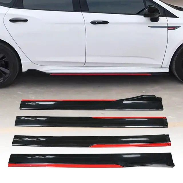 Universal Red & Black Side Panel – Bold Look & Easy Upgrade