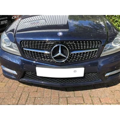 Mercedes W204 C-Class Diamond Front Grill